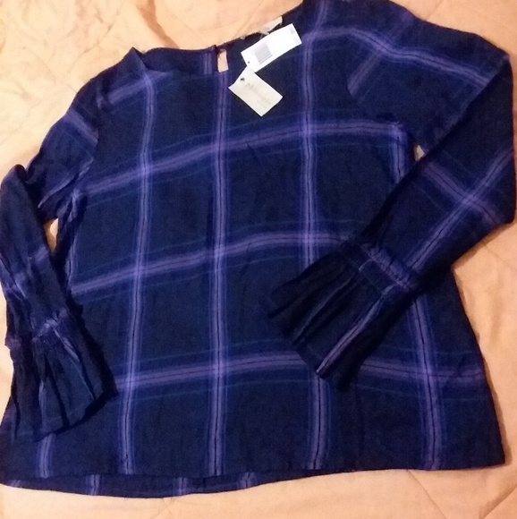 Philosophy blue/purple top NWT size Large - Picture 5 of 5